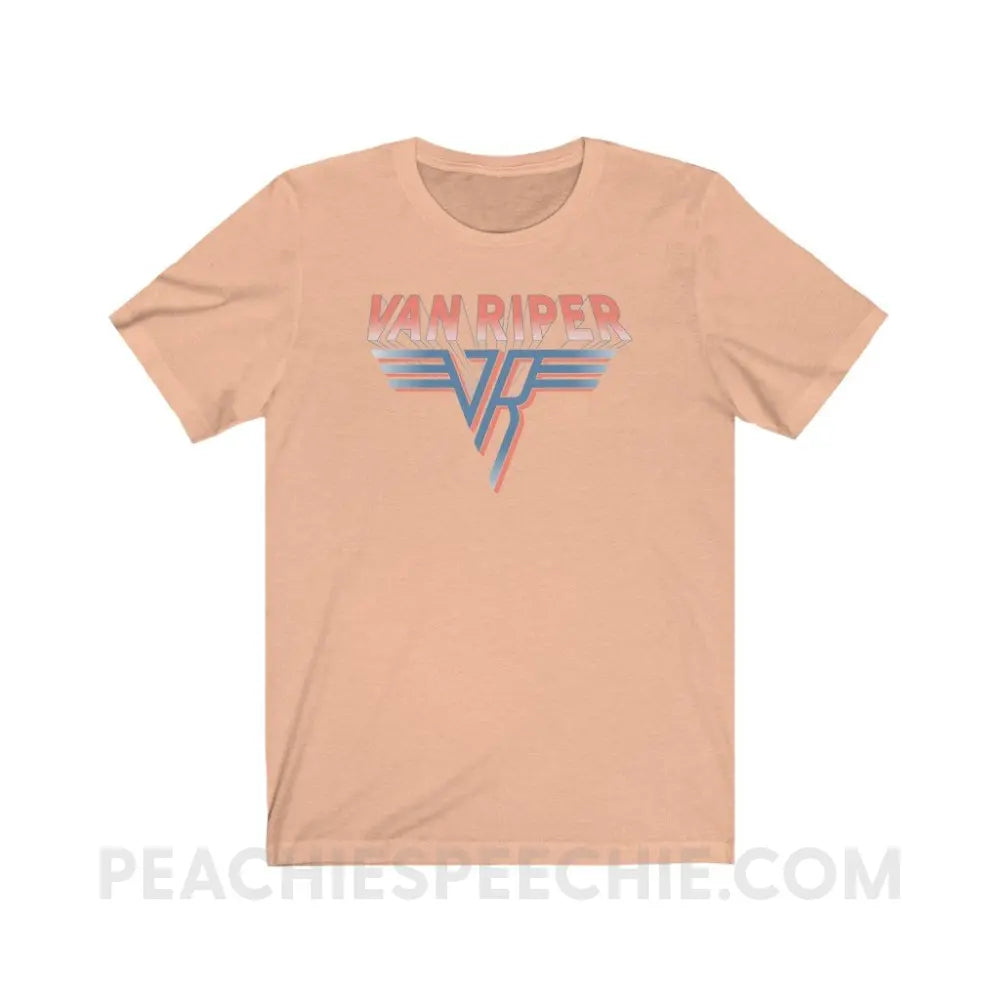 Van Riper Premium Soft Tee - Heather Peach / S - T-Shirt peachiespeechie.com