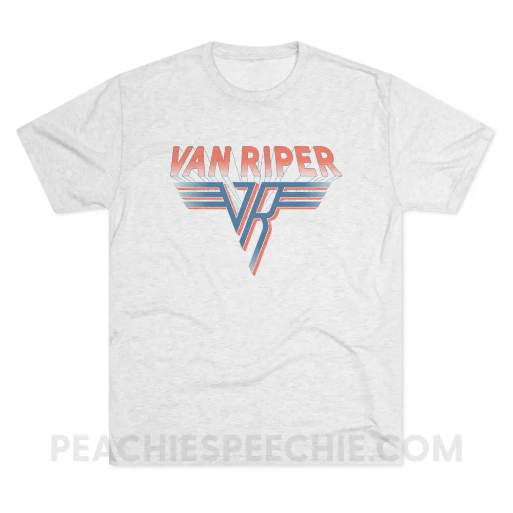 Van Riper Vintage Tri-Blend - Heather White / S - T-Shirt peachiespeechie.com