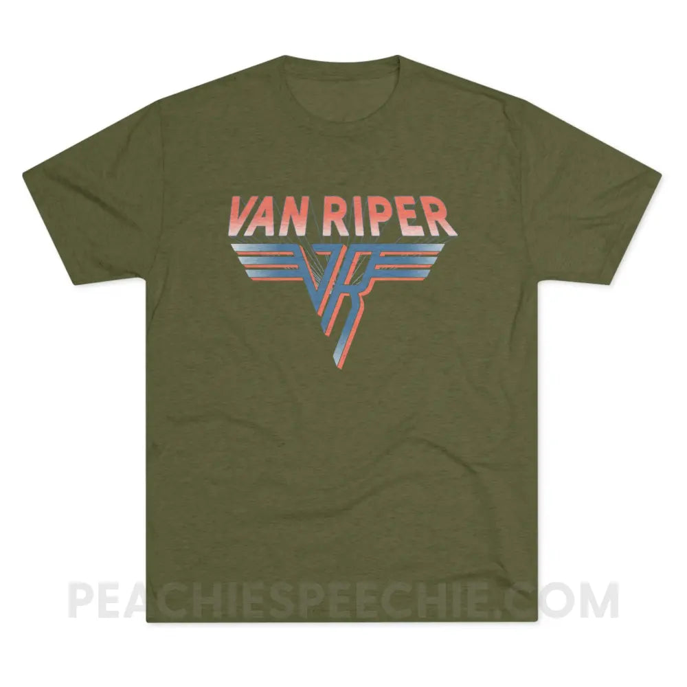 Van Riper Vintage Tri-Blend - Military Green / S - T-Shirt peachiespeechie.com