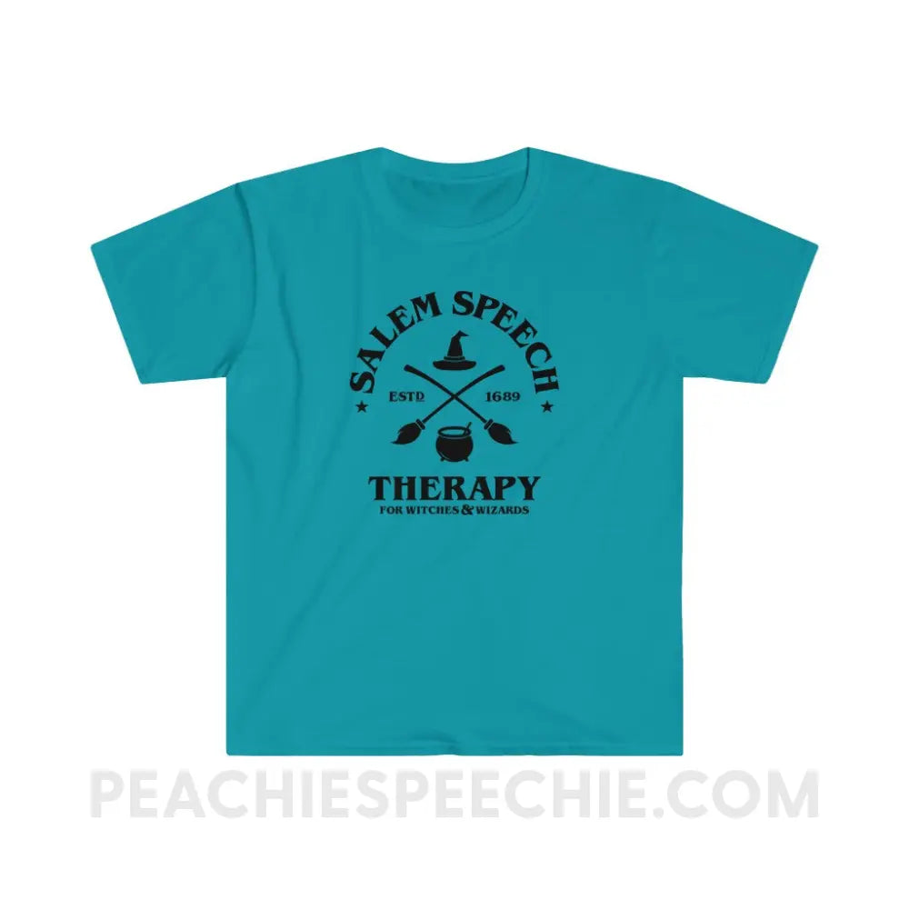 Salem Speech For Witches & Wizards Classic Tee - Tropical Blue / S - T-Shirt peachiespeechie.com