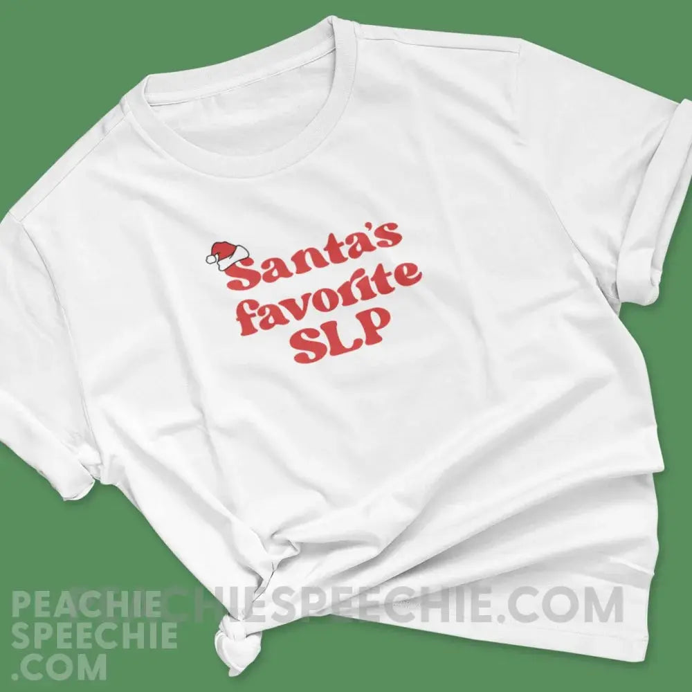 Santa’s Favorite SLP Classic Tee - T - Shirt peachiespeechie.com