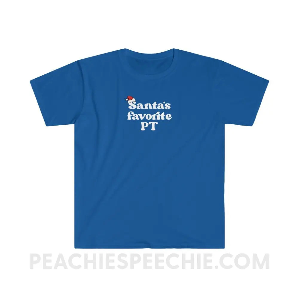 Santa’s Favorite PT Classic Tee - Royal / S - T-Shirt peachiespeechie.com