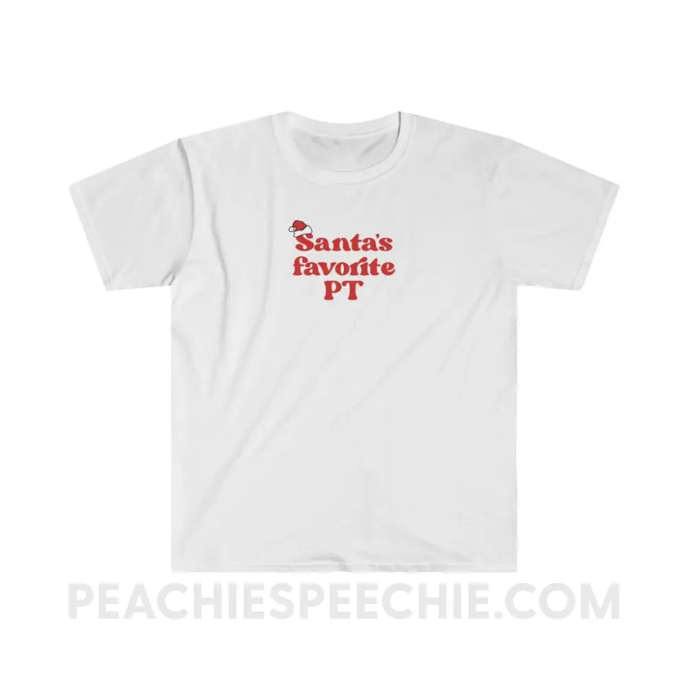 Santa’s Favorite PT Classic Tee - White / S - T-Shirt peachiespeechie.com