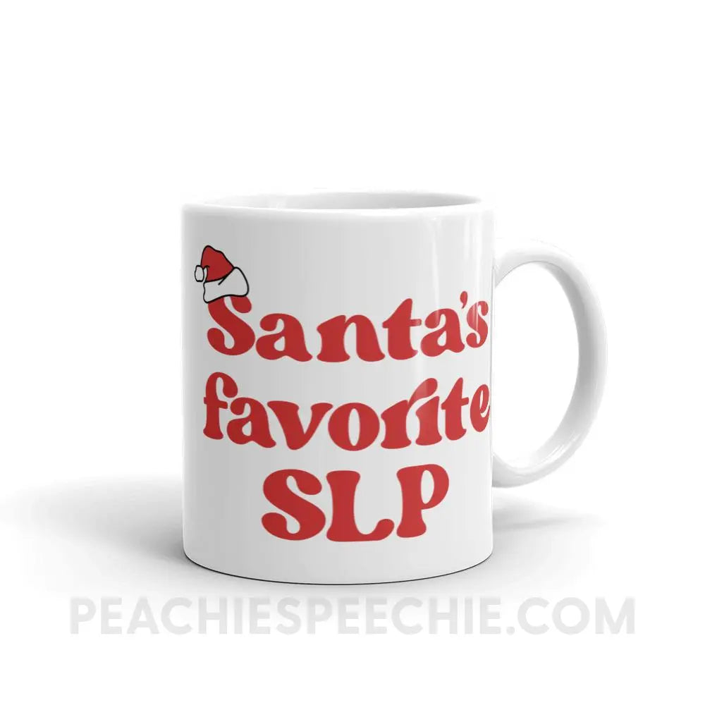 Santa’s Favorite SLP Coffee Mug - 11oz - peachiespeechie.com