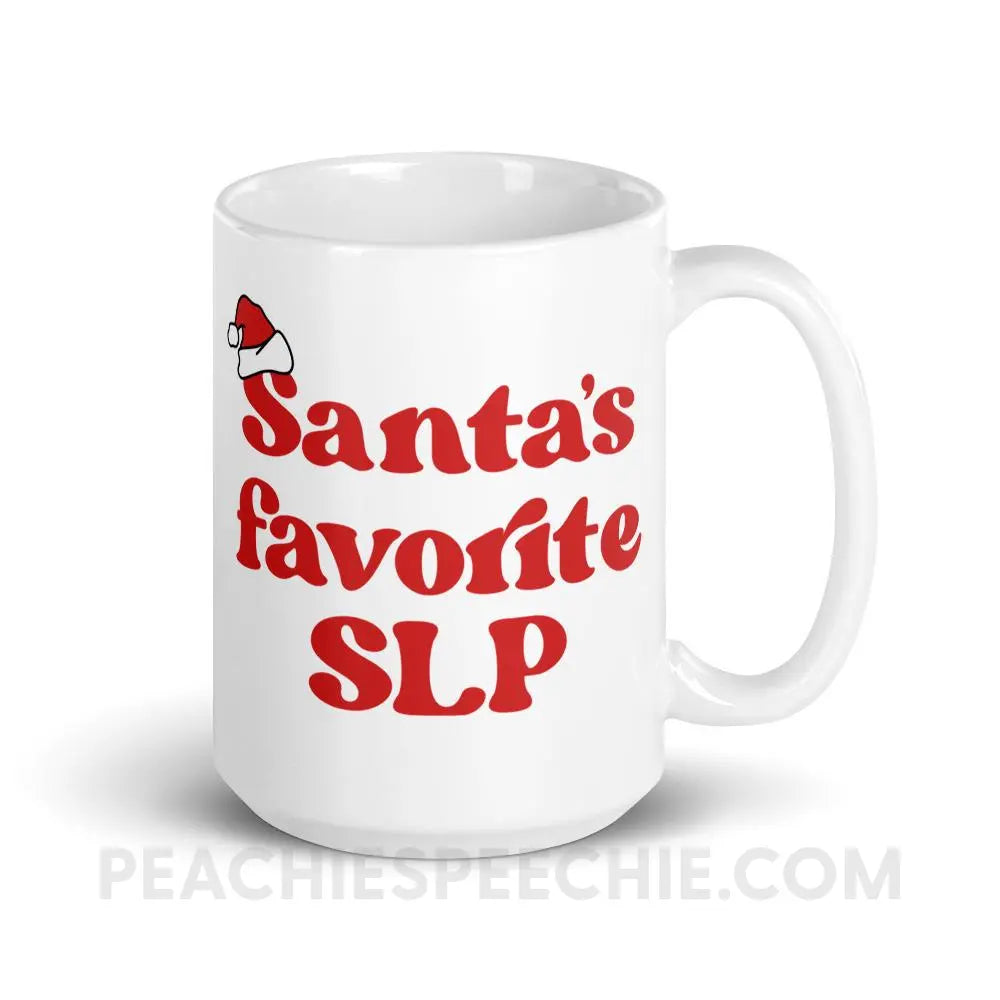 Santa’s Favorite SLP Coffee Mug - 15oz - peachiespeechie.com