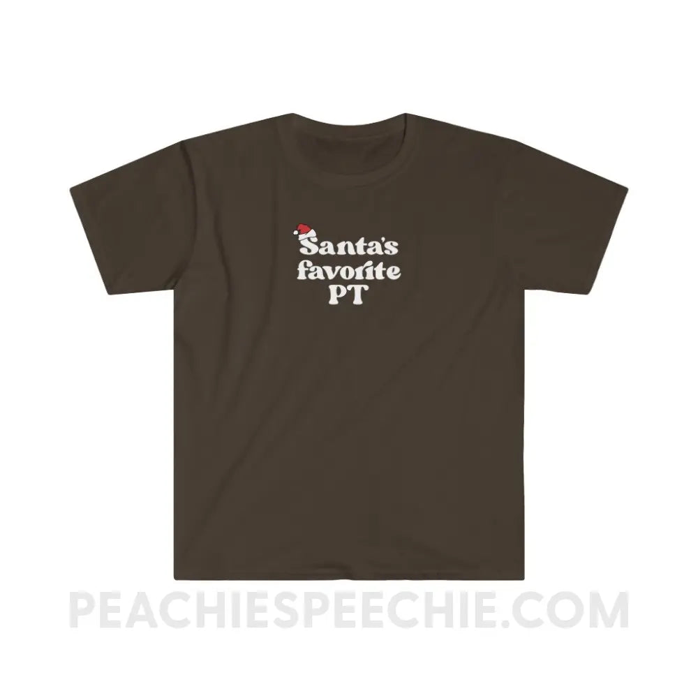 Santa’s Favorite PT Classic Tee - Dark Chocolate / S - T-Shirt peachiespeechie.com