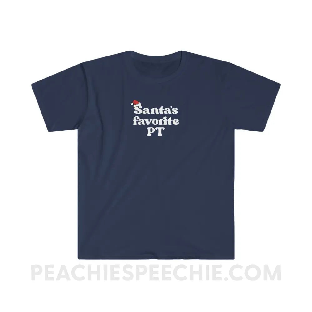 Santa’s Favorite PT Classic Tee - Navy / S - T-Shirt peachiespeechie.com