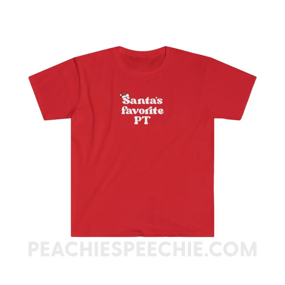 Santa’s Favorite PT Classic Tee - Red / S - T-Shirt peachiespeechie.com