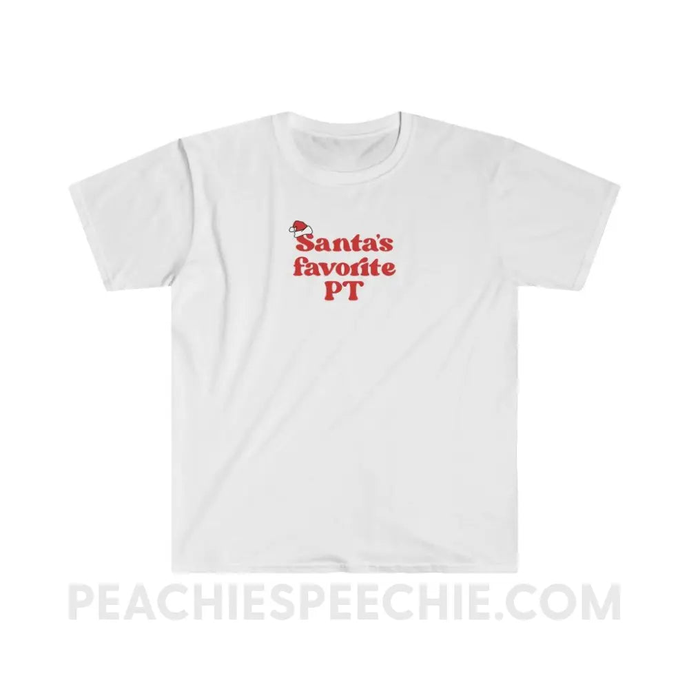 Santa’s Favorite PT Classic Tee - White / S - T-Shirt peachiespeechie.com