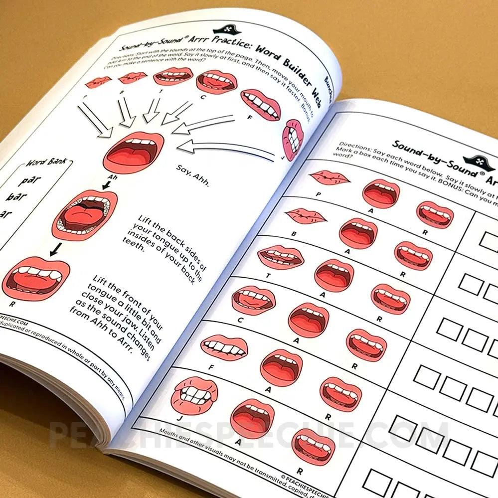 Say Arrr: Talk Like A Pirate - Printed Paperback Book - peachiespeechie.com