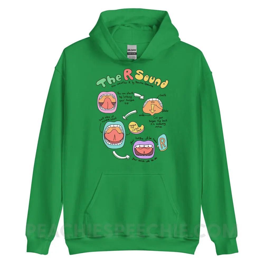 How To Say The Retroflex R Sound Classic Hoodie - Irish Green / S - peachiespeechie.com