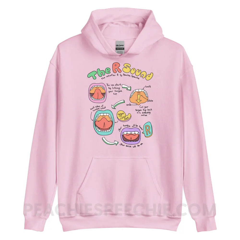 How To Say The Retroflex R Sound Classic Hoodie - Light Pink / S - peachiespeechie.com