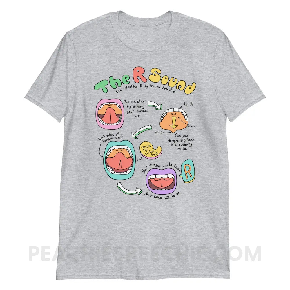 How To Say The Retroflex R Sound Classic Tee - Sport Grey / S - peachiespeechie.com