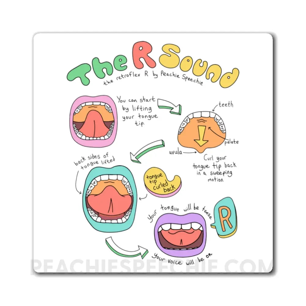 How To Say The Retroflex R Sound Magnet - Paper products peachiespeechie.com