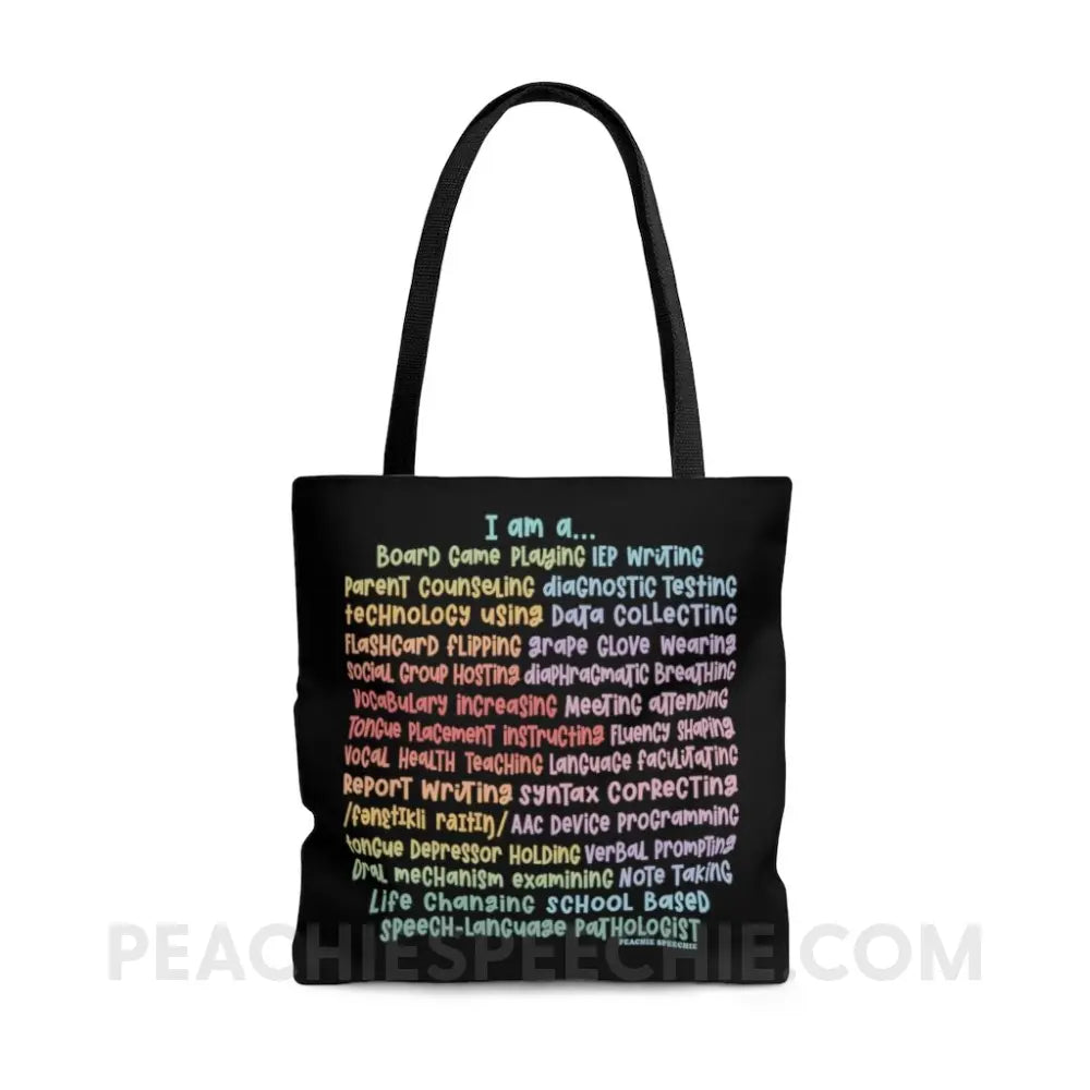 I am a… School Based SLP Everyday Tote - Large - Bags peachiespeechie.com