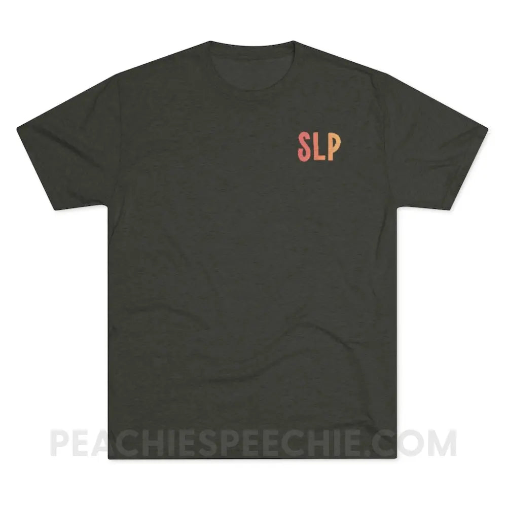 I am a… School Based SLP Vintage Tri-Blend - T-Shirt peachiespeechie.com