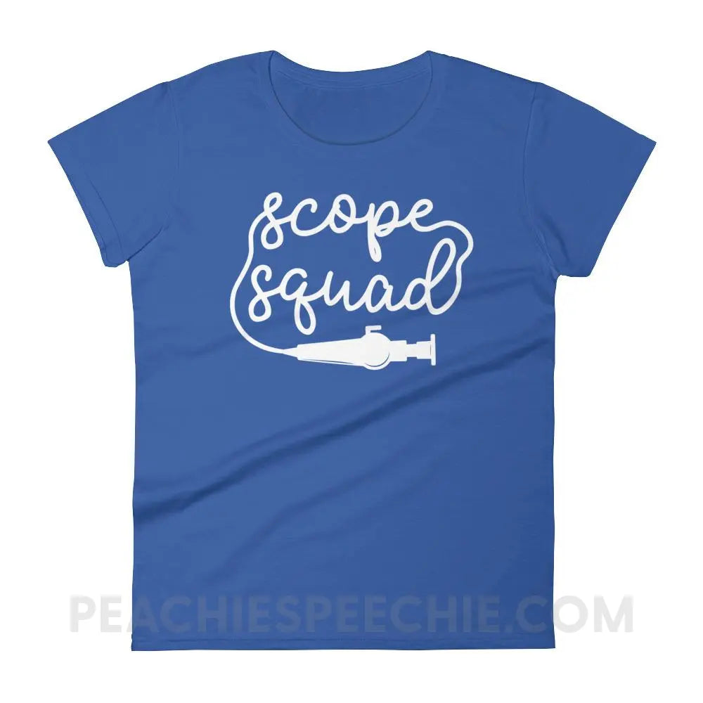 Scope Squad Women’s Trendy Tee - Royal Blue / S T-Shirts & Tops peachiespeechie.com