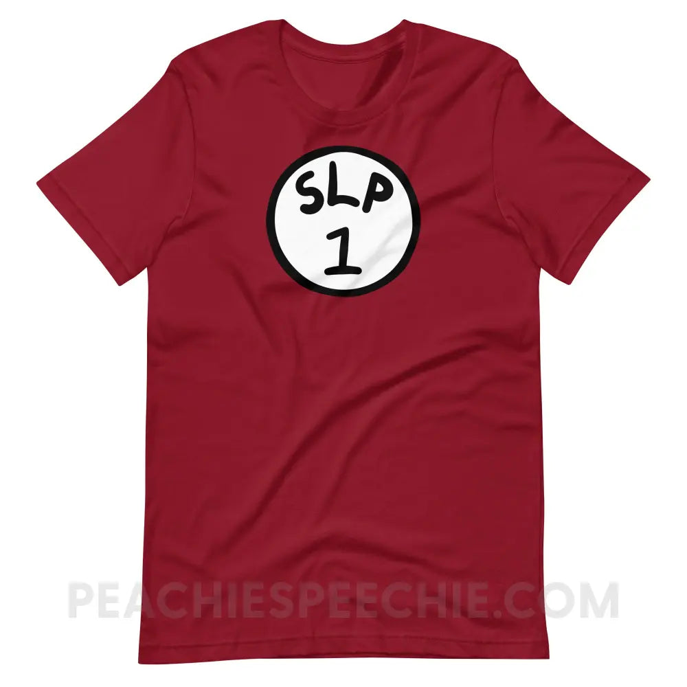 SLP 1 Premium Soft Tee - Cardinal / XS - T-Shirt peachiespeechie.com