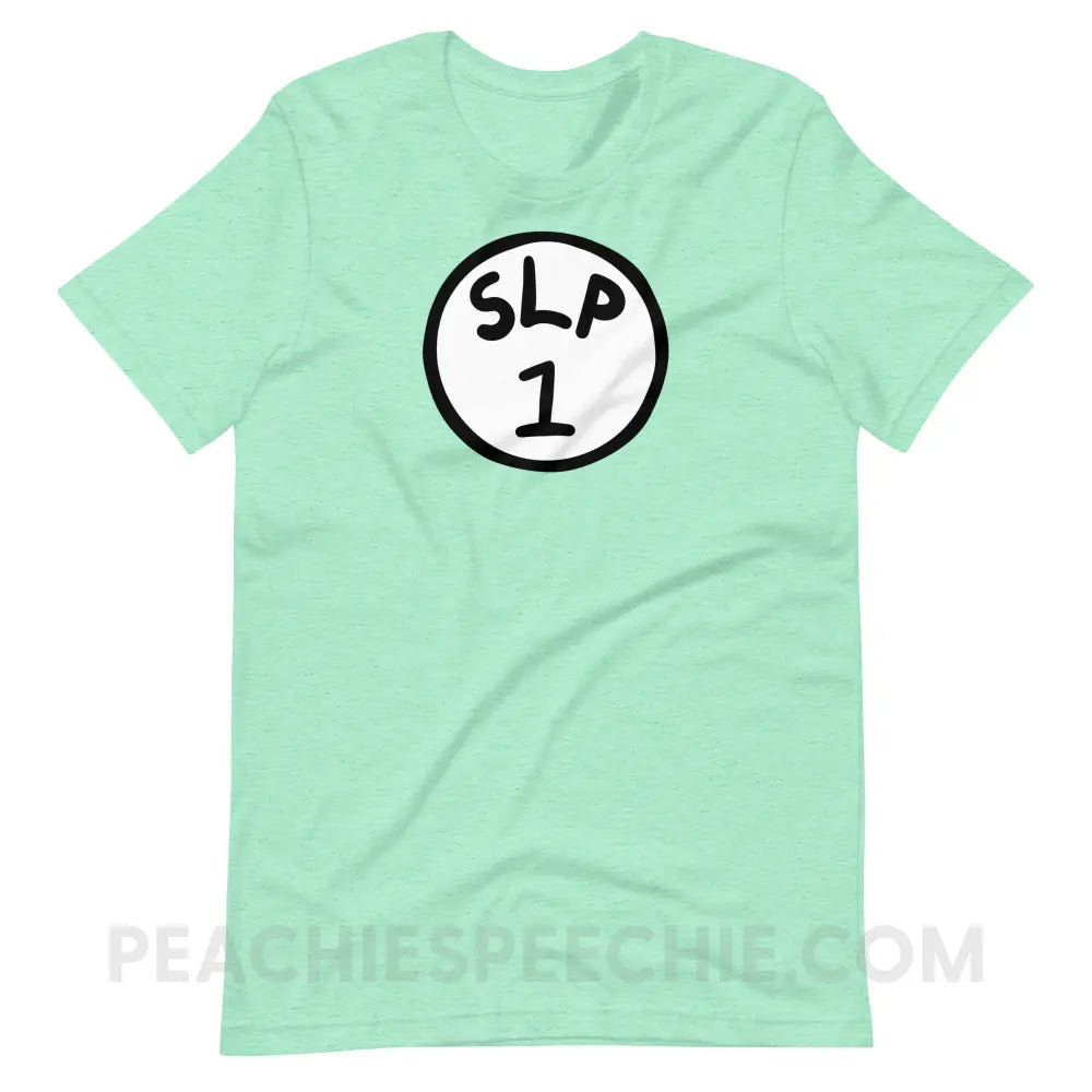 SLP 1 Premium Soft Tee - Heather Mint / S - T-Shirt peachiespeechie.com