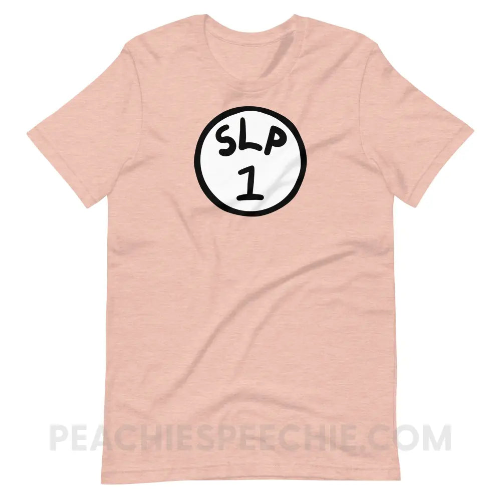 SLP 1 Premium Soft Tee - Heather Prism Peach / XS - T-Shirt peachiespeechie.com