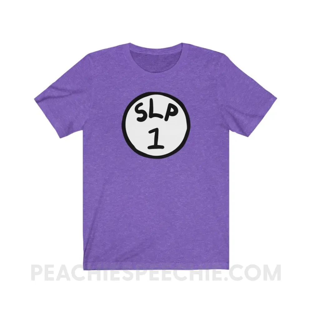 SLP 1 Premium Soft Tee - Heather Team Purple / XS - T-Shirt peachiespeechie.com