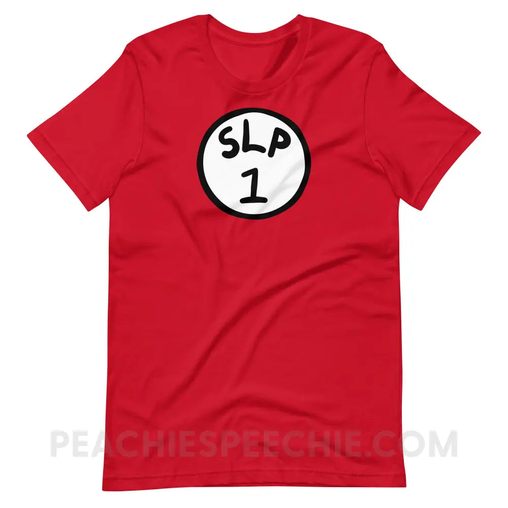 SLP 1 Premium Soft Tee - Red / XS - T-Shirt peachiespeechie.com