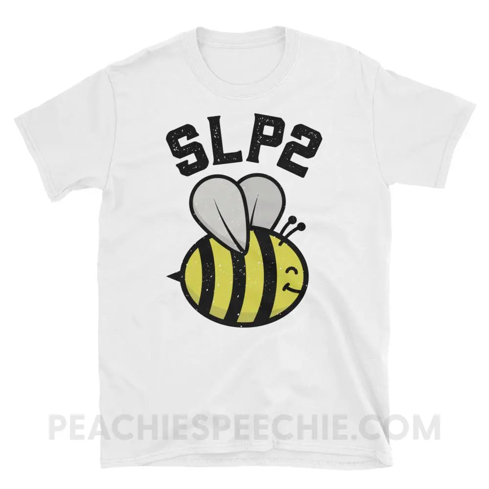 SLP 2 Bee Classic Tee - White / S - T-Shirts & Tops peachiespeechie.com