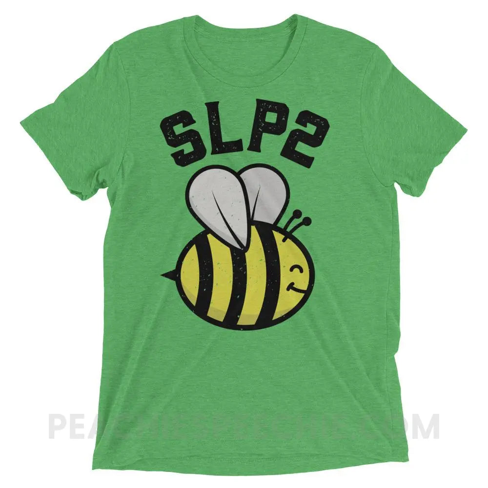 SLP 2 Bee Tri-Blend Tee - T-Shirts & Tops peachiespeechie.com