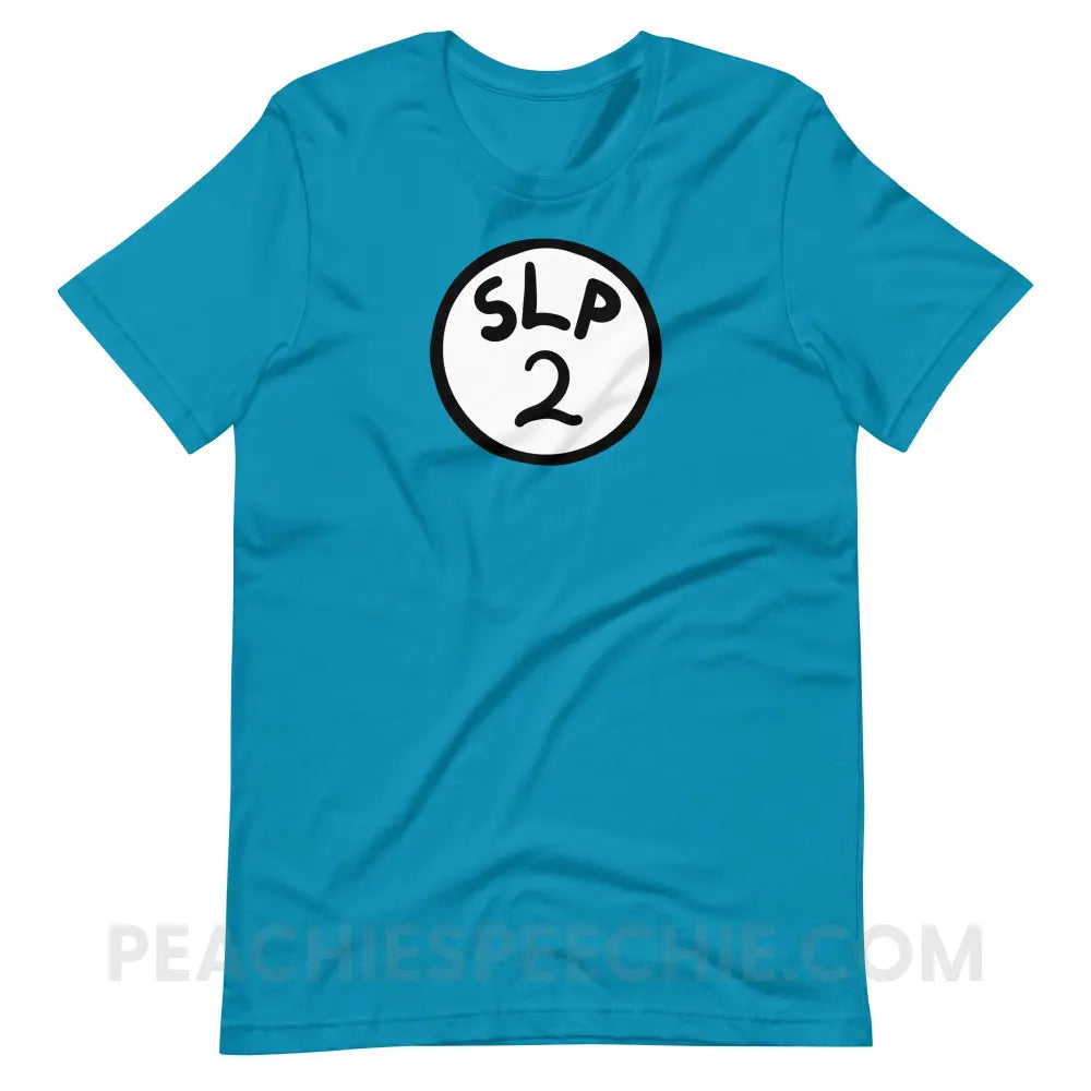 SLP 2 Premium Soft Tee - Aqua / S - T-Shirt peachiespeechie.com