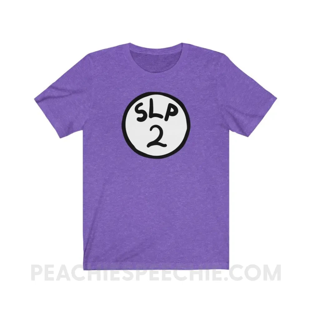 SLP 2 Premium Soft Tee - Heather Team Purple / XS - T-Shirt peachiespeechie.com