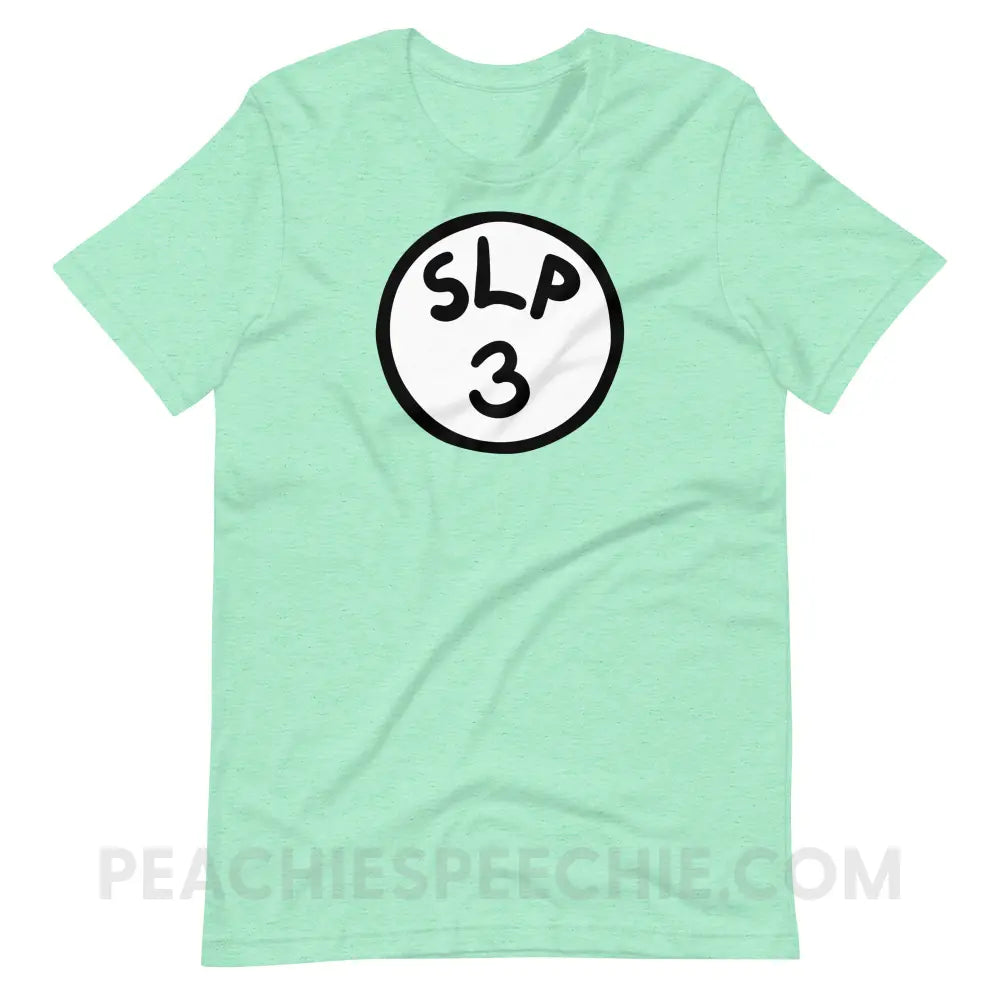 SLP 3 Premium Soft Tee - Heather Mint / S - T-Shirt peachiespeechie.com