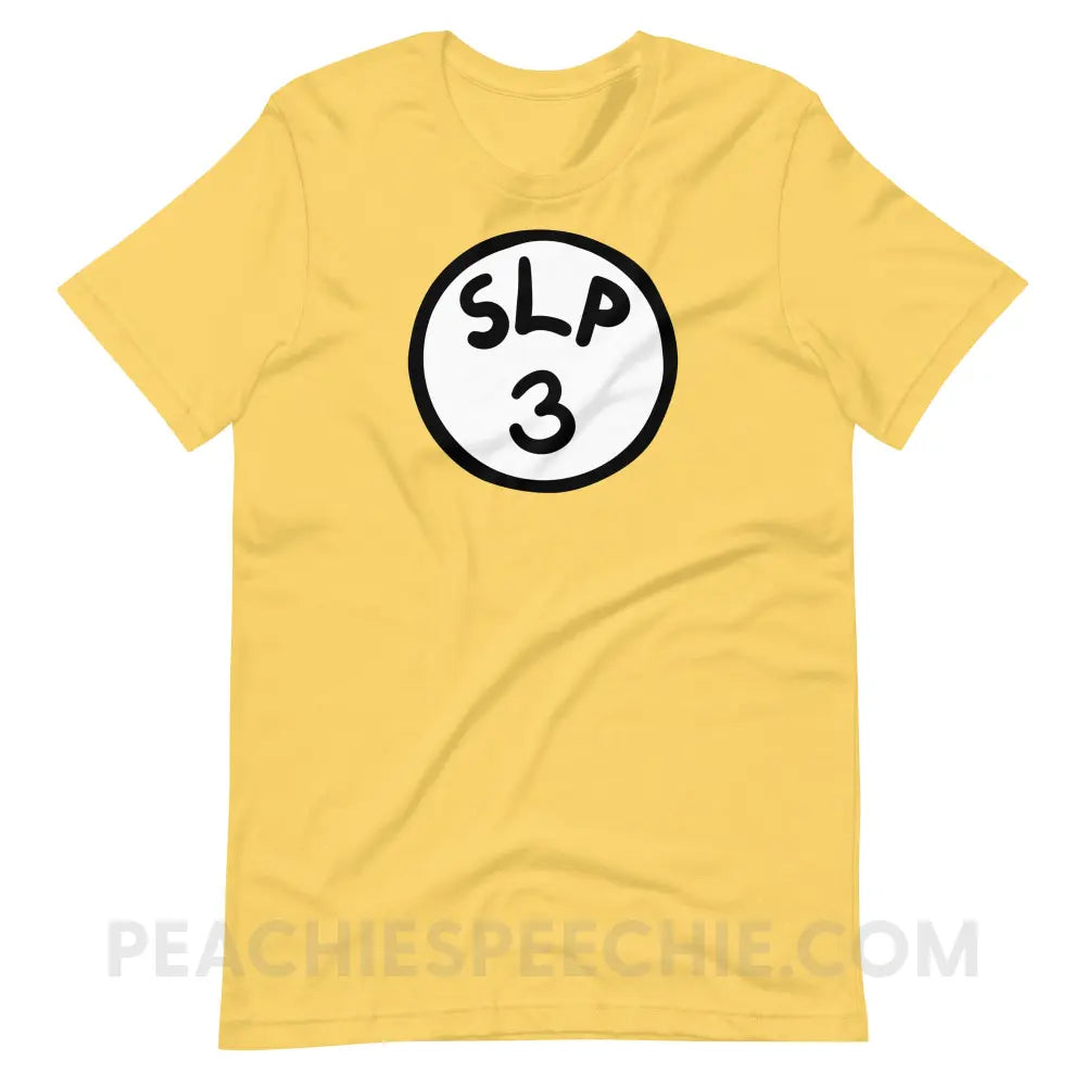 SLP 3 Premium Soft Tee - Yellow / S - T-Shirt peachiespeechie.com