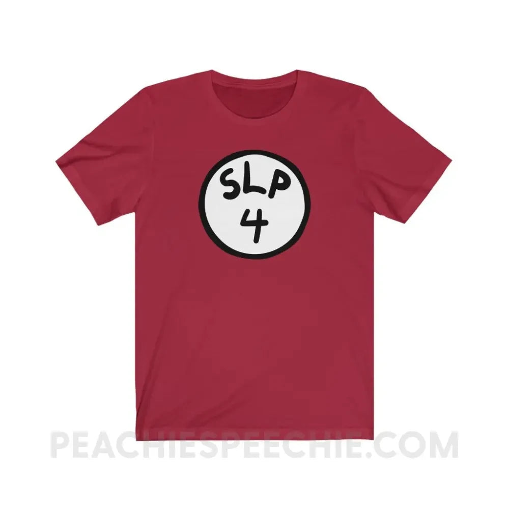 SLP 4 Premium Soft Tee - Canvas Red / XS - T-Shirt peachiespeechie.com