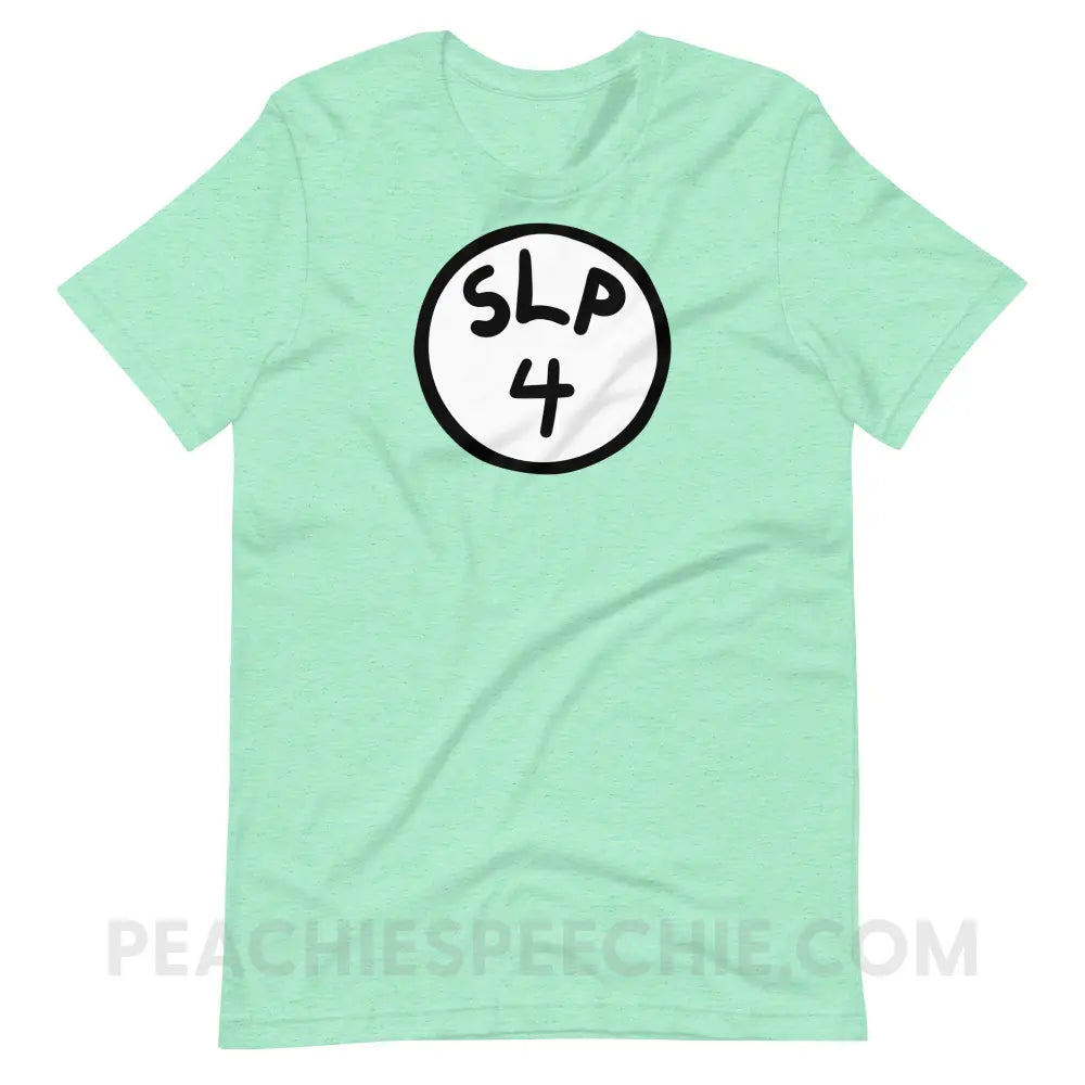 SLP 4 Premium Soft Tee - Heather Mint / S - T-Shirt peachiespeechie.com