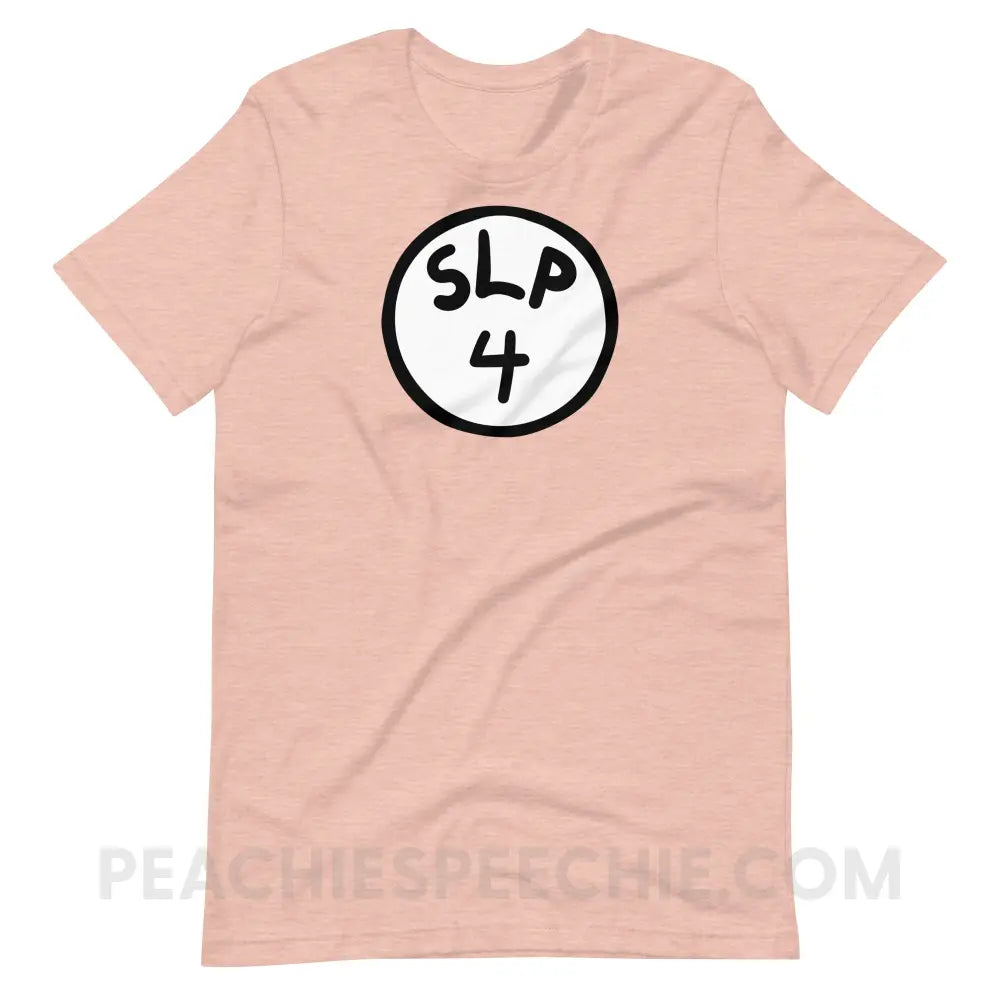 SLP 4 Premium Soft Tee - Heather Prism Peach / XS - T-Shirt peachiespeechie.com
