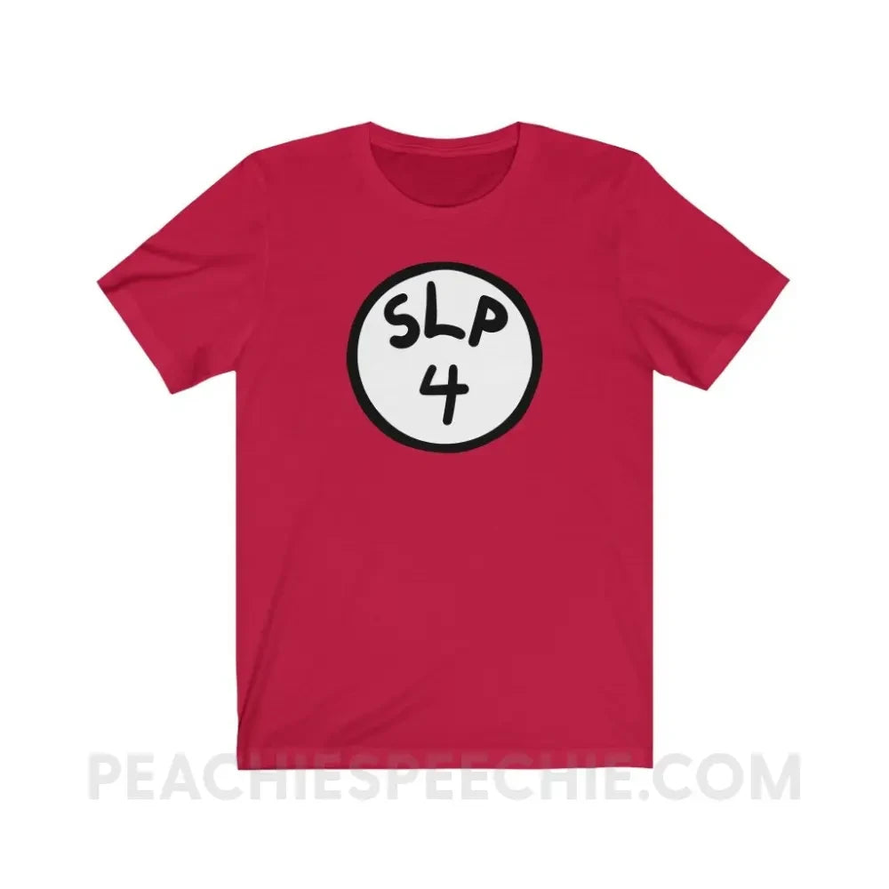 SLP 4 Premium Soft Tee - Red / XS - T-Shirt peachiespeechie.com