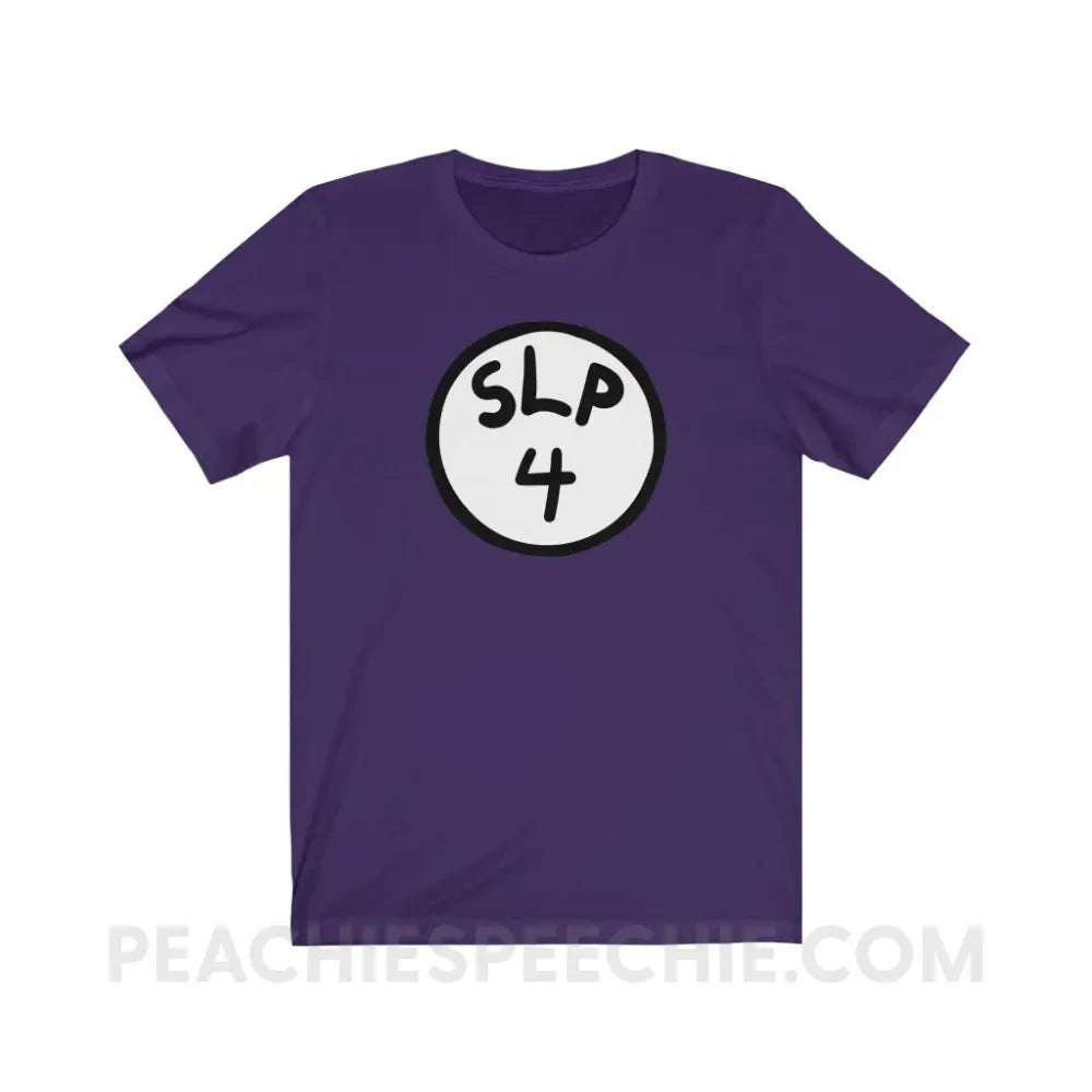 SLP 4 Premium Soft Tee - Team Purple / XS - T-Shirt peachiespeechie.com