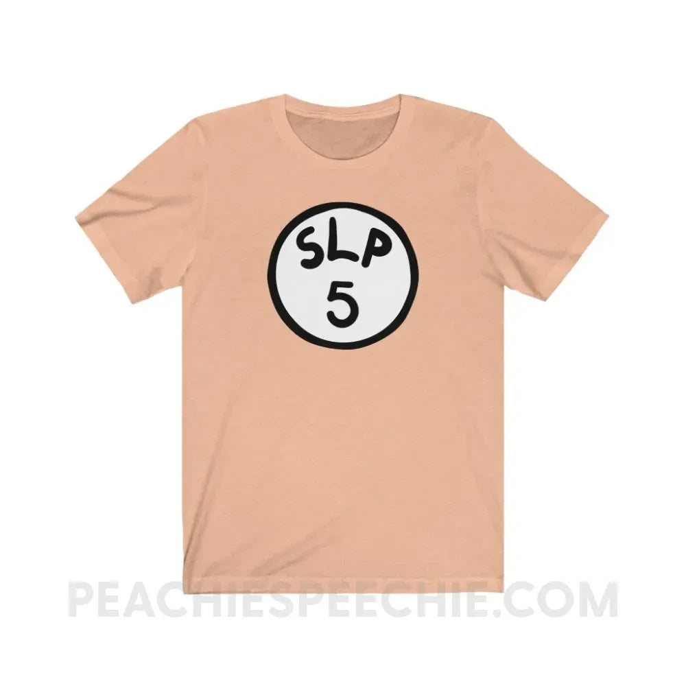 SLP 5 Premium Soft Tee - Heather Peach / XS - T-Shirt peachiespeechie.com
