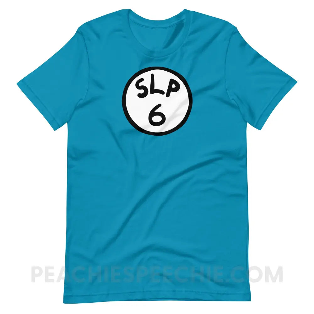 SLP 6 Premium Soft Tee - Aqua / S - T-Shirt peachiespeechie.com