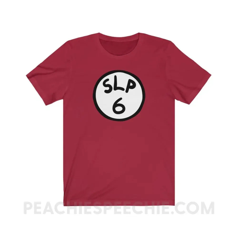SLP 6 Premium Soft Tee - Canvas Red / XS - T-Shirt peachiespeechie.com