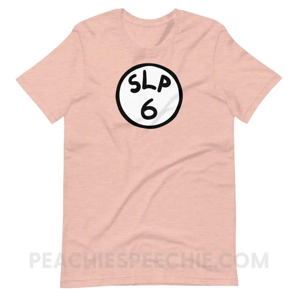 SLP 6 Premium Soft Tee - Heather Prism Peach / XS - T-Shirt peachiespeechie.com