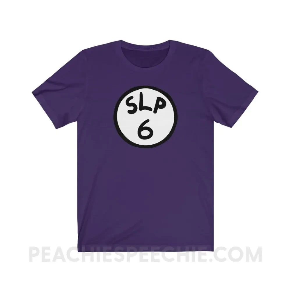 SLP 6 Premium Soft Tee - Team Purple / XS - T-Shirt peachiespeechie.com
