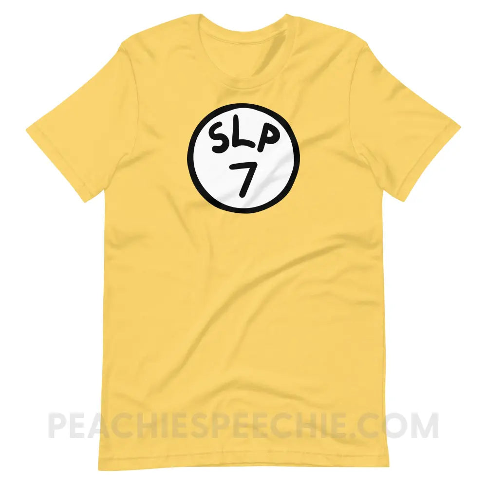 SLP 7 Premium Soft Tee - Yellow / S - T-Shirt peachiespeechie.com