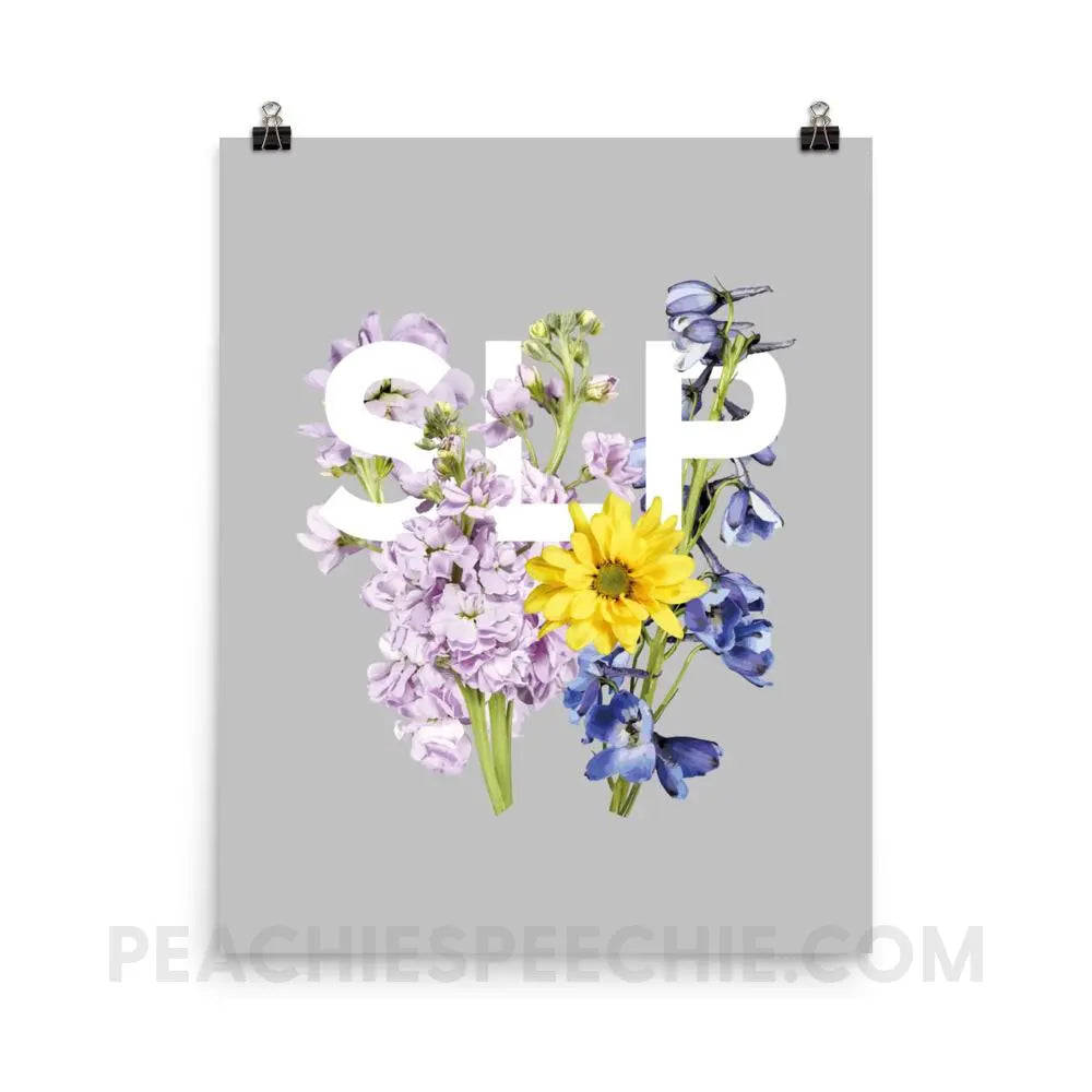 SLP Bouquet Poster - 16×20 - Posters peachiespeechie.com