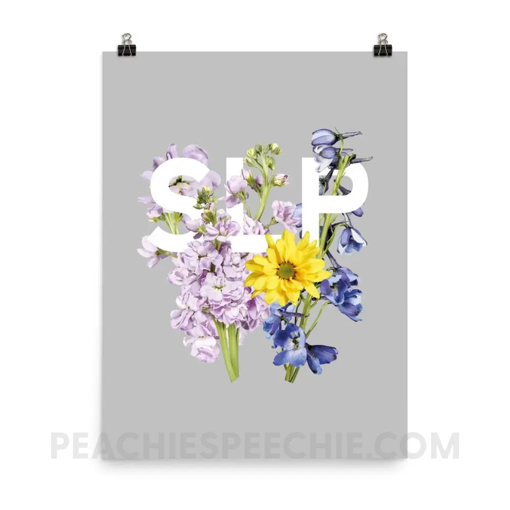 SLP Bouquet Poster - 18×24 - Posters peachiespeechie.com