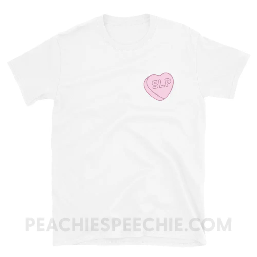 SLP Candy Heart Classic Tee - White / S - T-Shirt peachiespeechie.com
