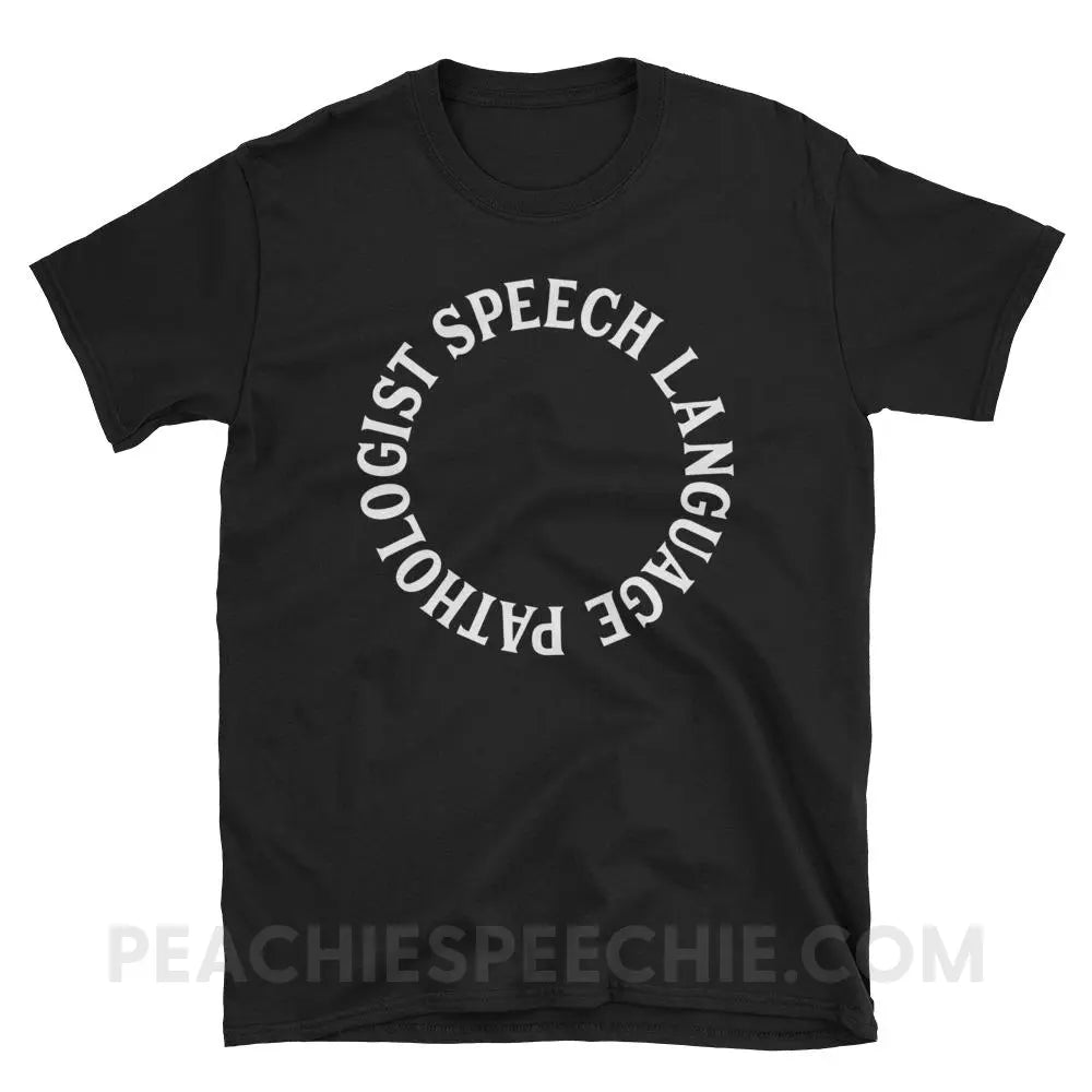 SLP Circle Classic Tee - Black / S - T-Shirts & Tops peachiespeechie.com