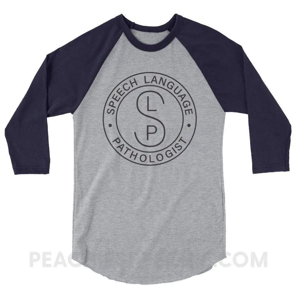 SLP Emblem Baseball Tee - T-Shirts & Tops peachiespeechie.com