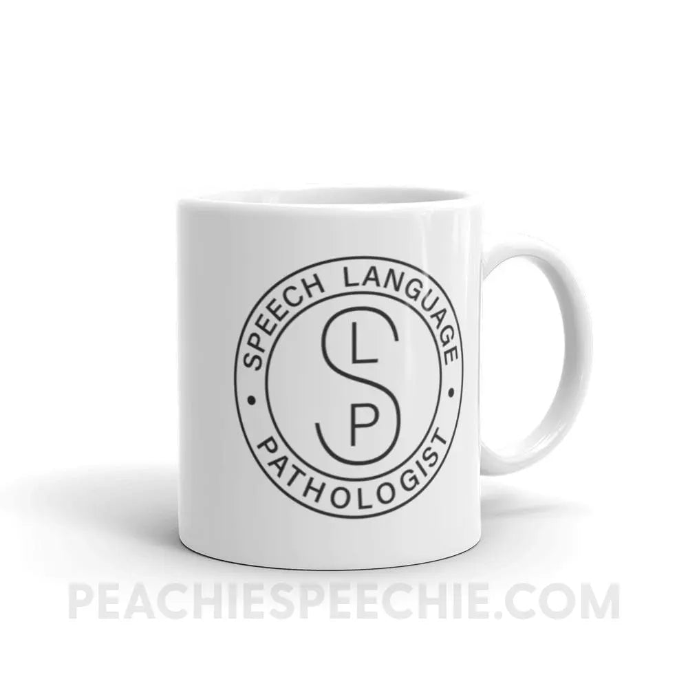 SLP Emblem Coffee Mug - 11oz - Mugs peachiespeechie.com
