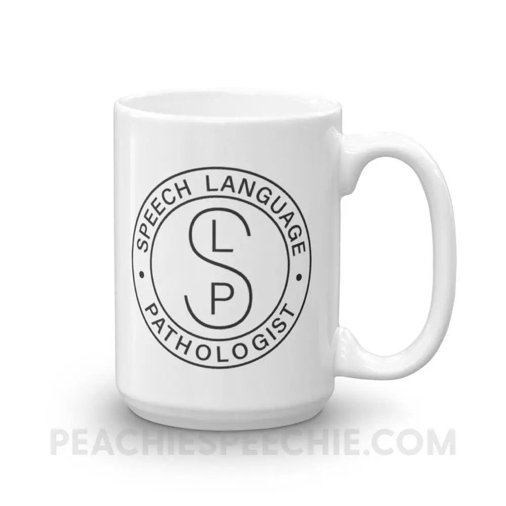 SLP Emblem Coffee Mug - 15oz - Mugs peachiespeechie.com